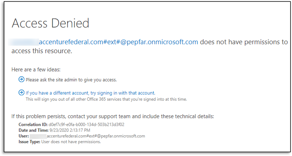 How to request access to a sharepoint site folder or file pepfar 